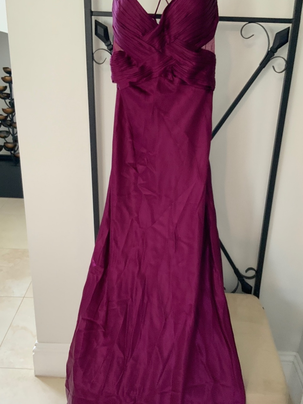 Niteline Plum/Purple Maxi Dress